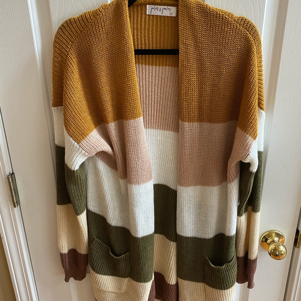 Jules and James lightweight open front cardigan.